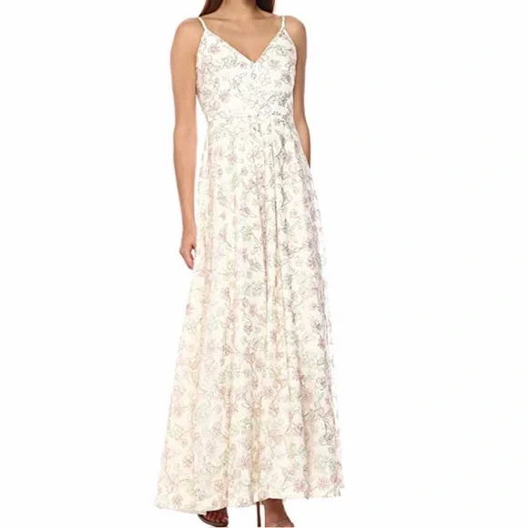 ck evening dresses Long Formal A-Line Lace Evening Dress by LaDivine CK2401